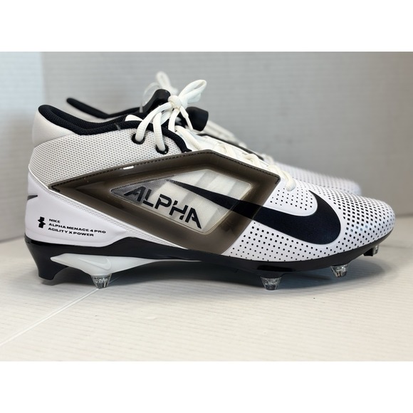 Nike Football Cleats Mens 15 Detachable Alpha Menace 4 Pro HF4555-100 NEW